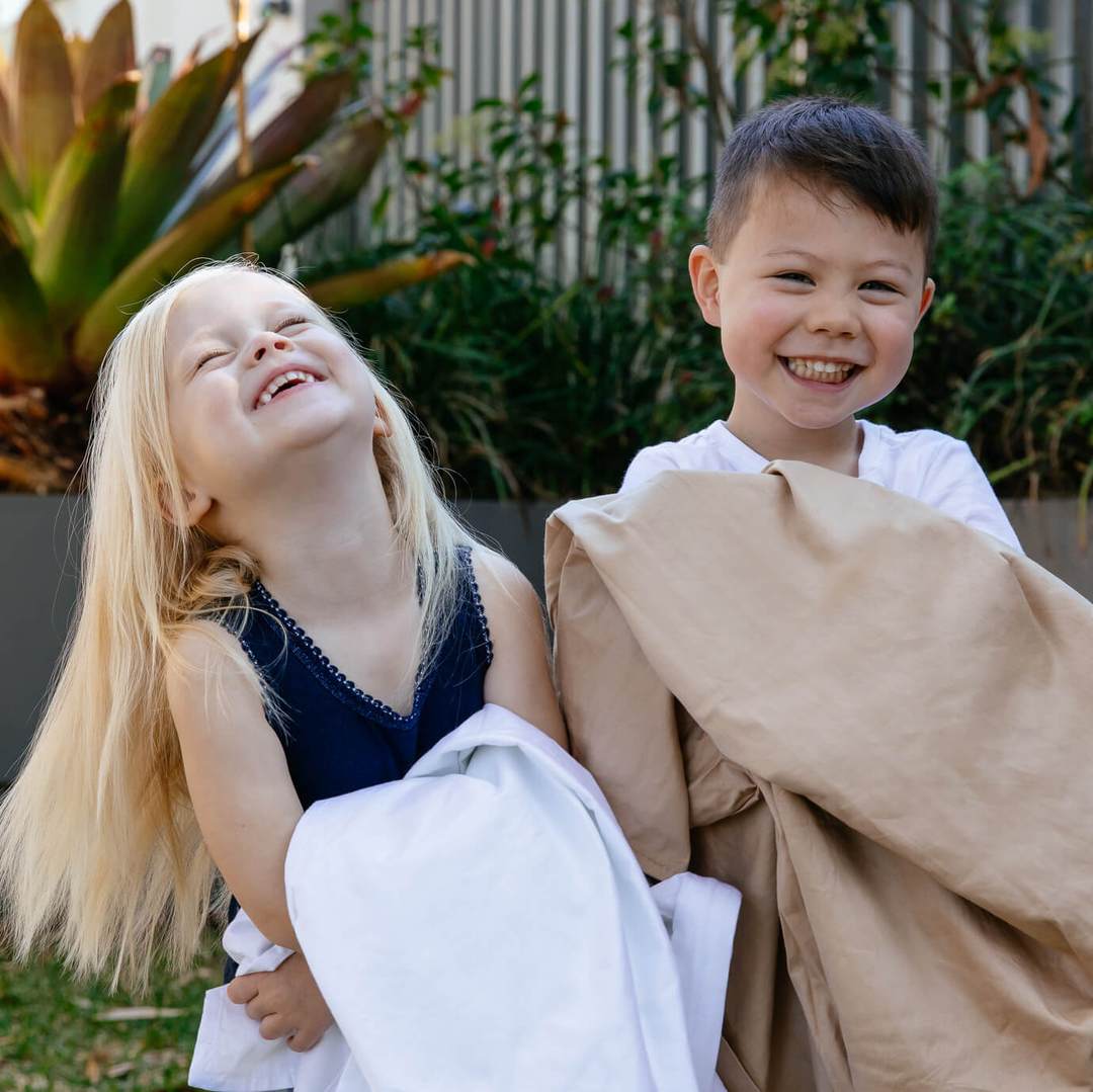 children with neptune blanket