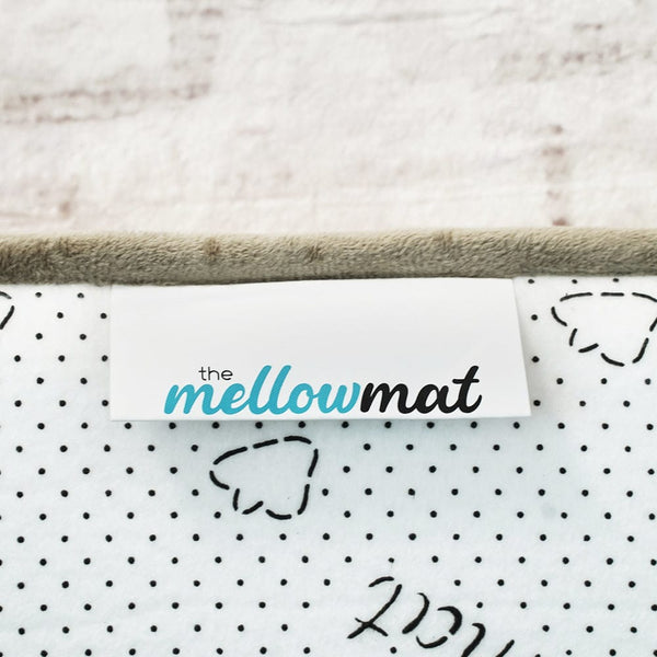 The Mellow Mat® Designer Print Blush Beige Neptune Blanket