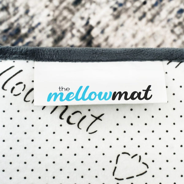 The Mellow Mat® Designer Print Grey & Blue Expressions Neptune Blanket