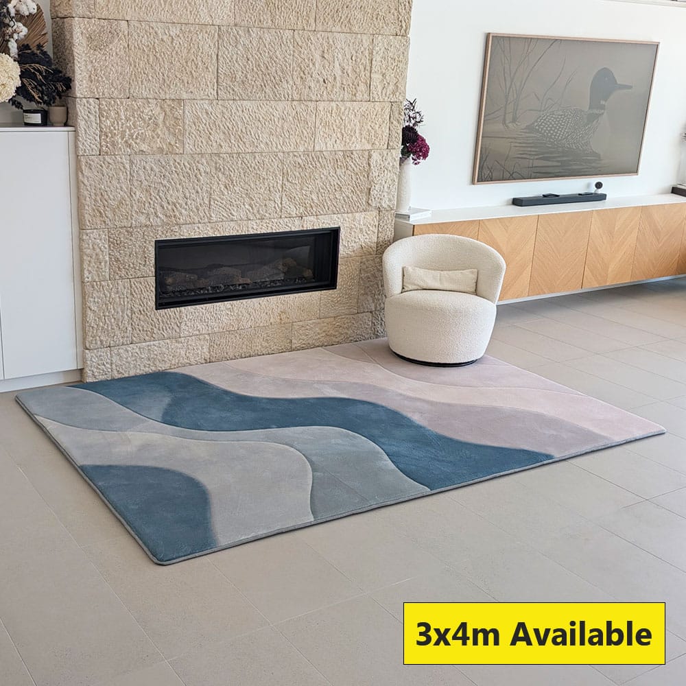 The Mellow Mat v2® Designer Print | Ocean Dune (Soft Touch Sensory Tatami Rug) PR23