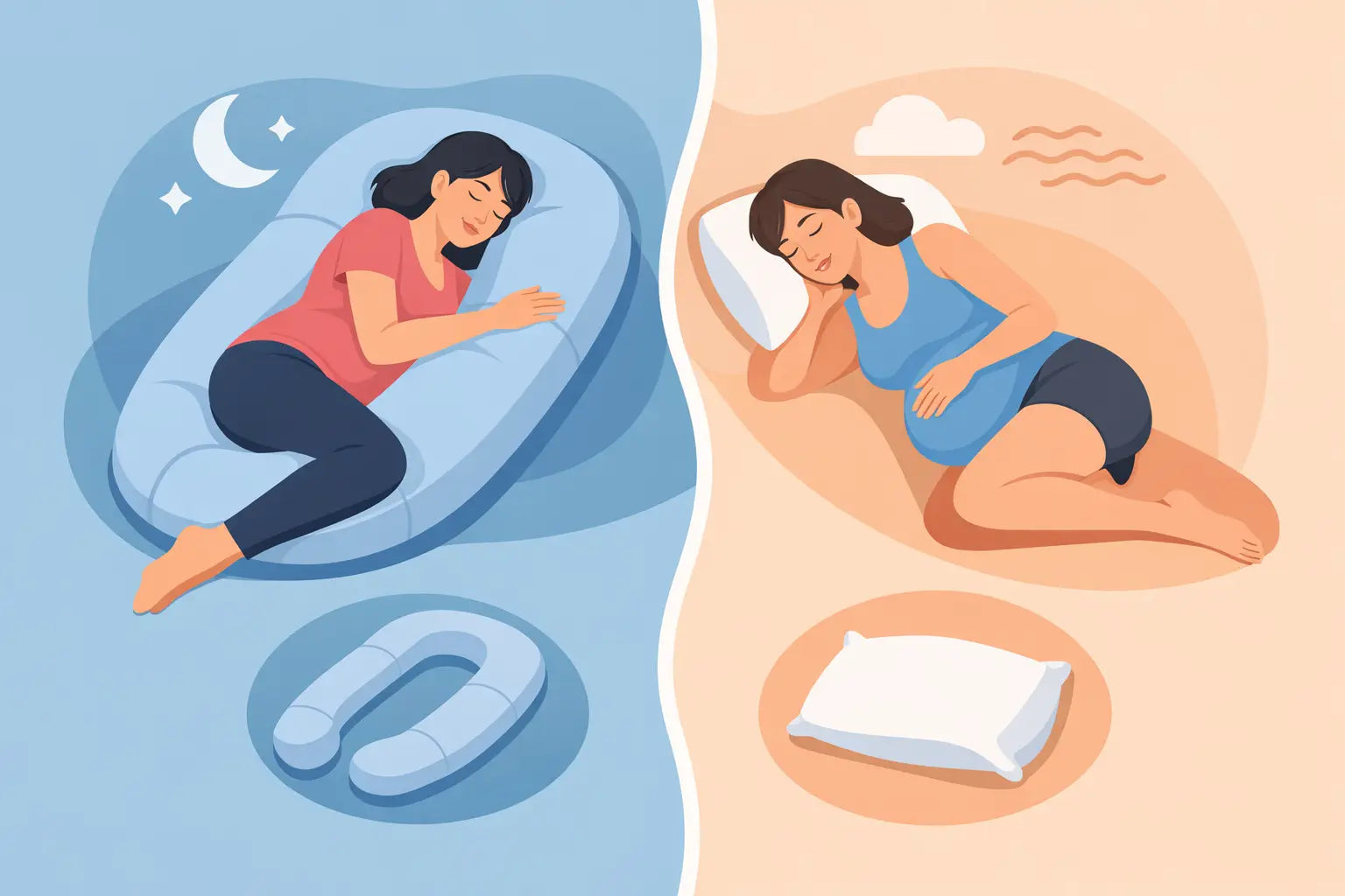 Pregnancy Pillow vs Regular Pillow: Which Helps?