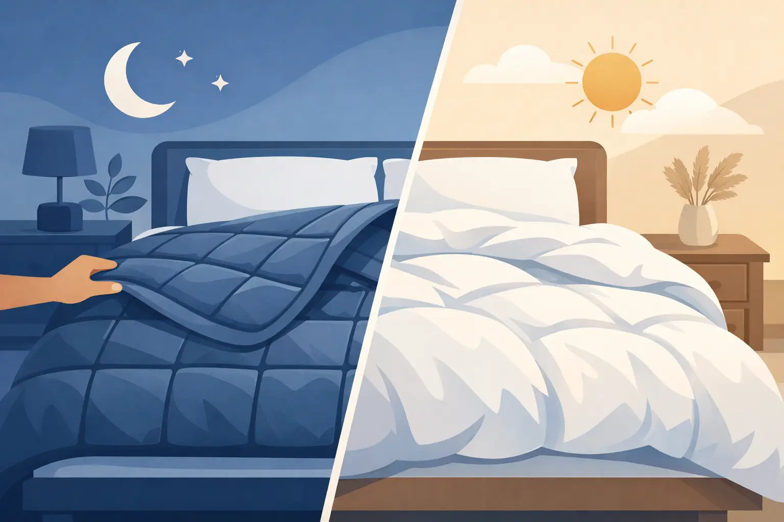 Weighted Blanket vs Duvet: Which Do You Need?