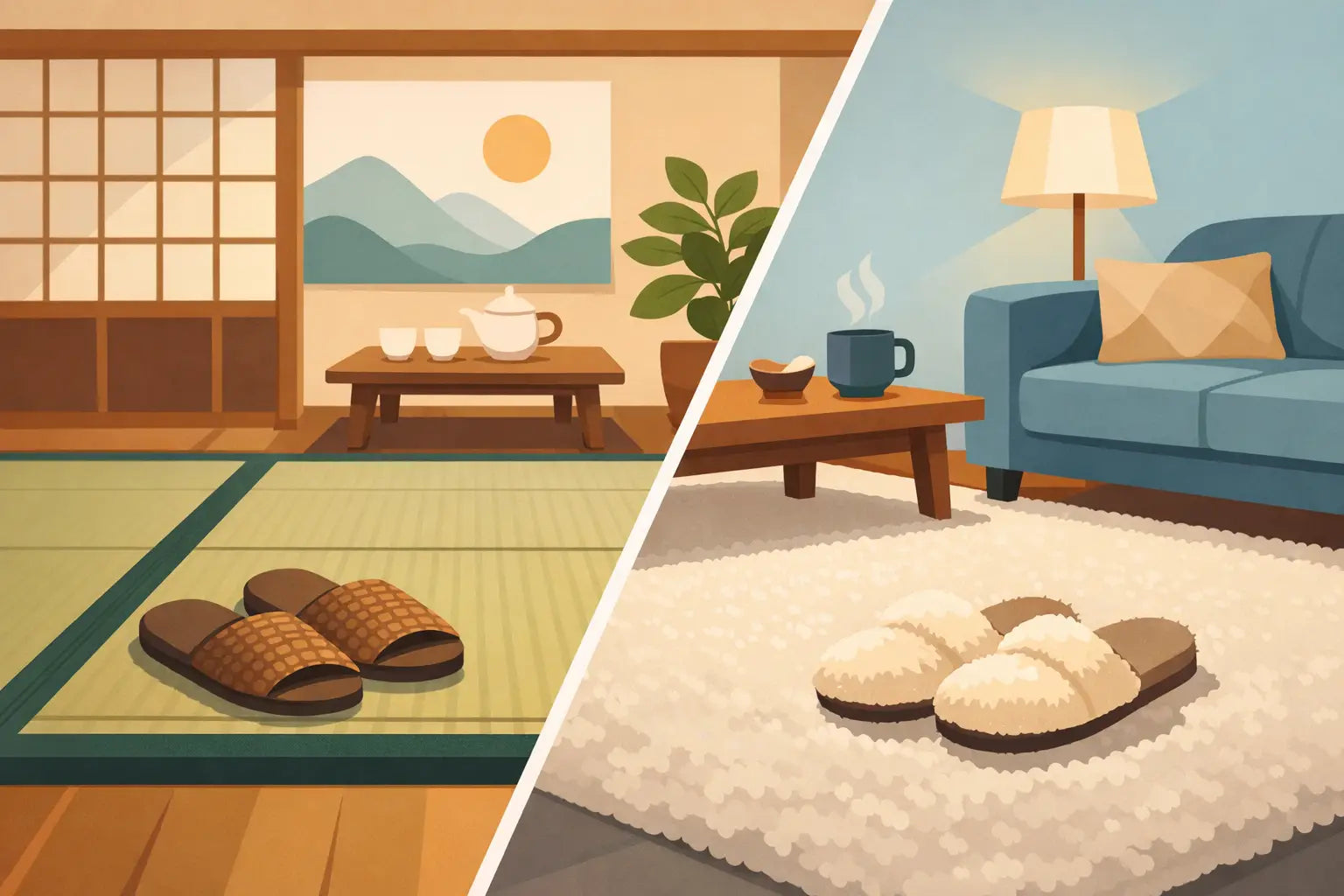 Tatami Rug Versus Carpet: Which Feels Better?