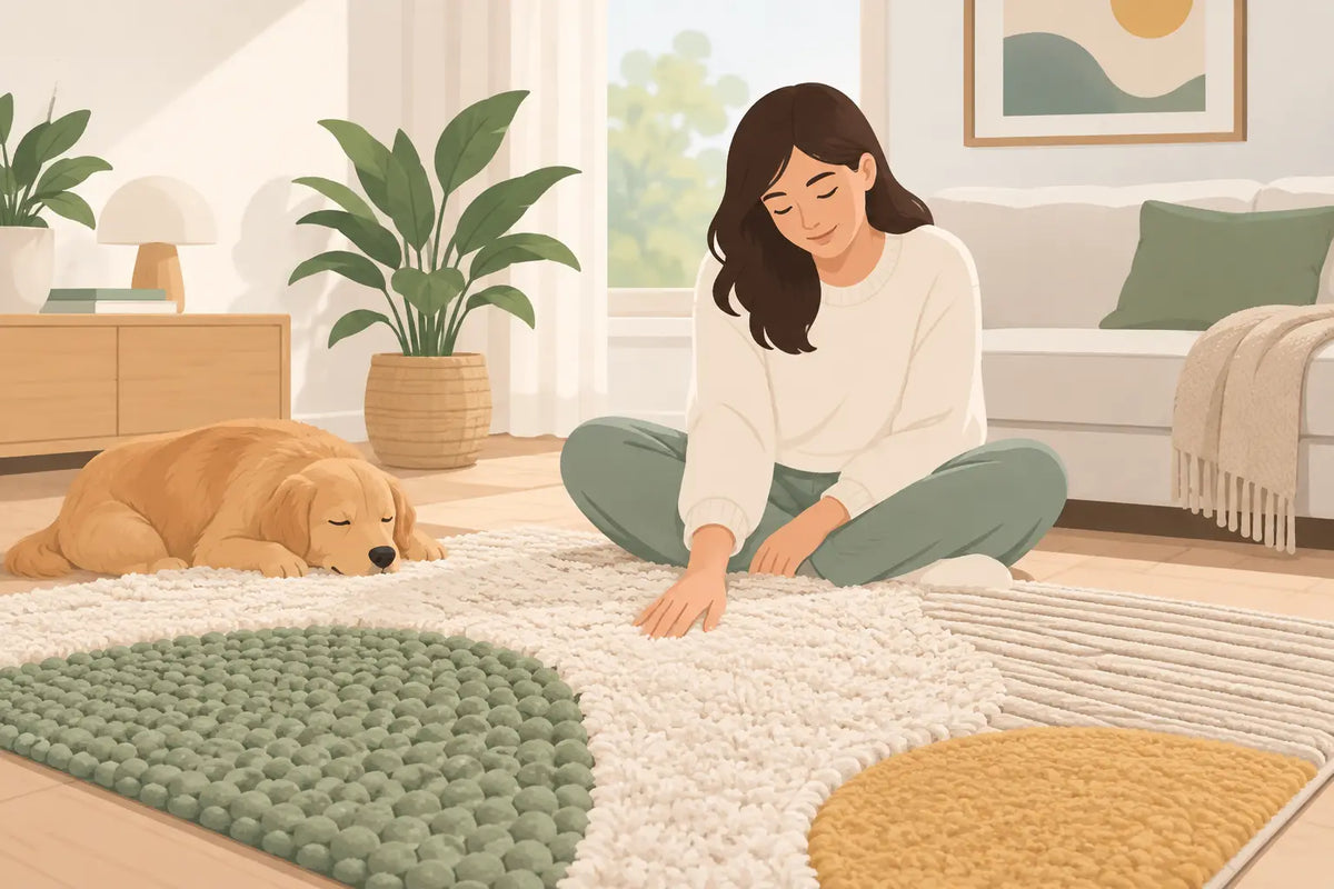 Sensory Rugs for a Softer, Calmer Home Life