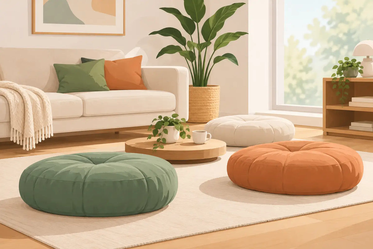 How Floor Cushions Make a Home Feel Softer