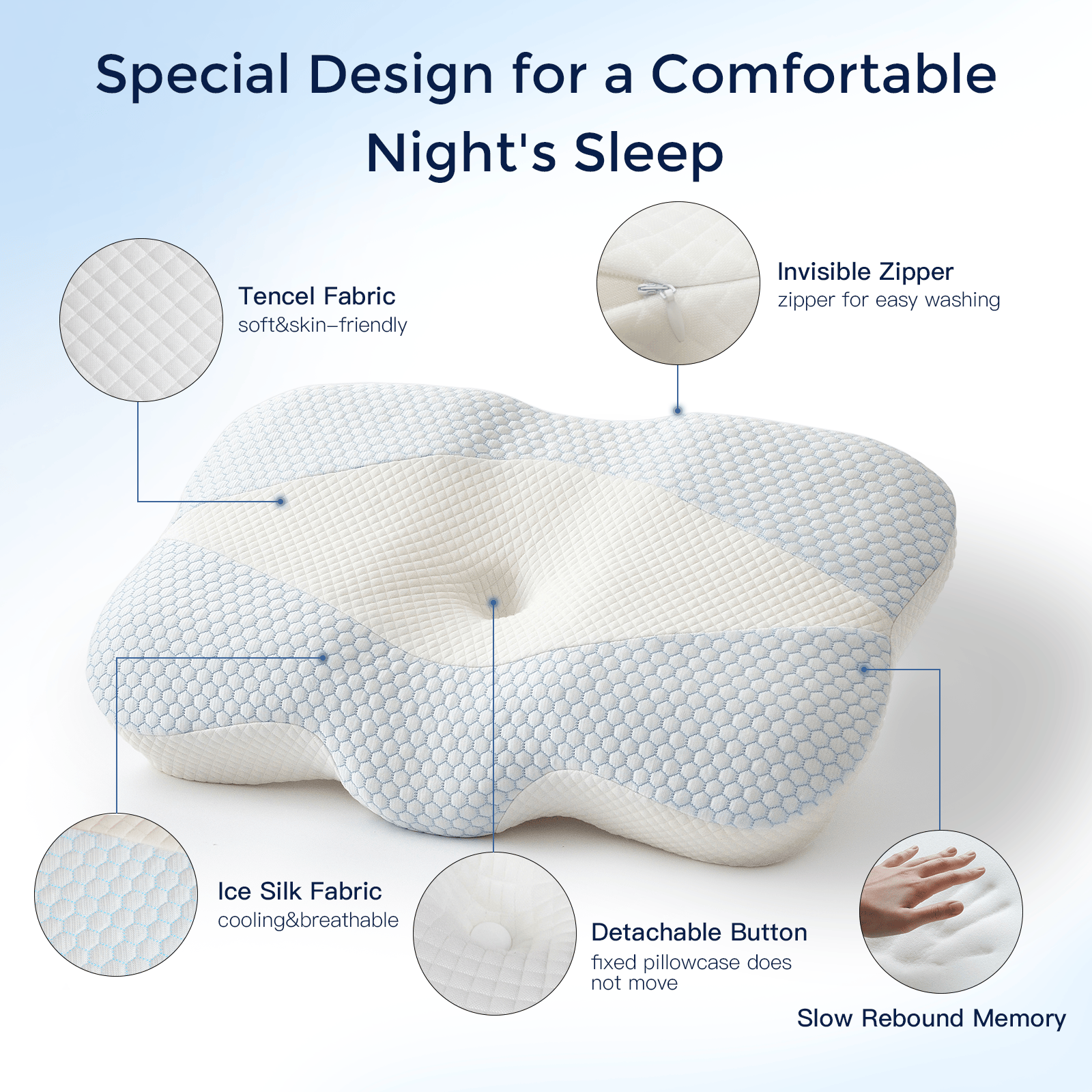 Neptune DreamForm Memory Pillow