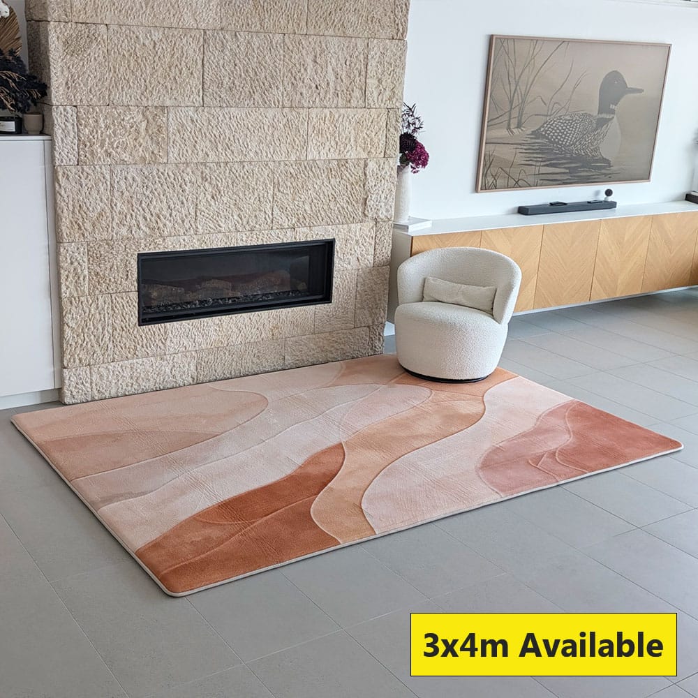 The Mellow Mat v2® Designer Print | Clay Drift (Soft Touch Sensory Tatami Rug) PR20