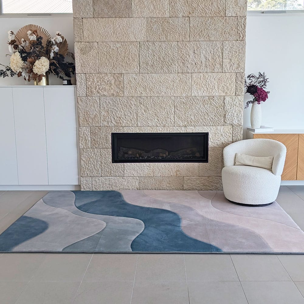 The Mellow Mat v2® Designer Print | Ocean Dune (Soft Touch Sensory Tatami Rug) PR23