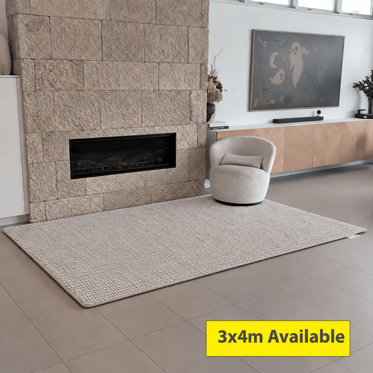 The Mellow Mat v2® Designer Print | Pebble Weave (Soft Touch Sensory Tatami Rug) PR15