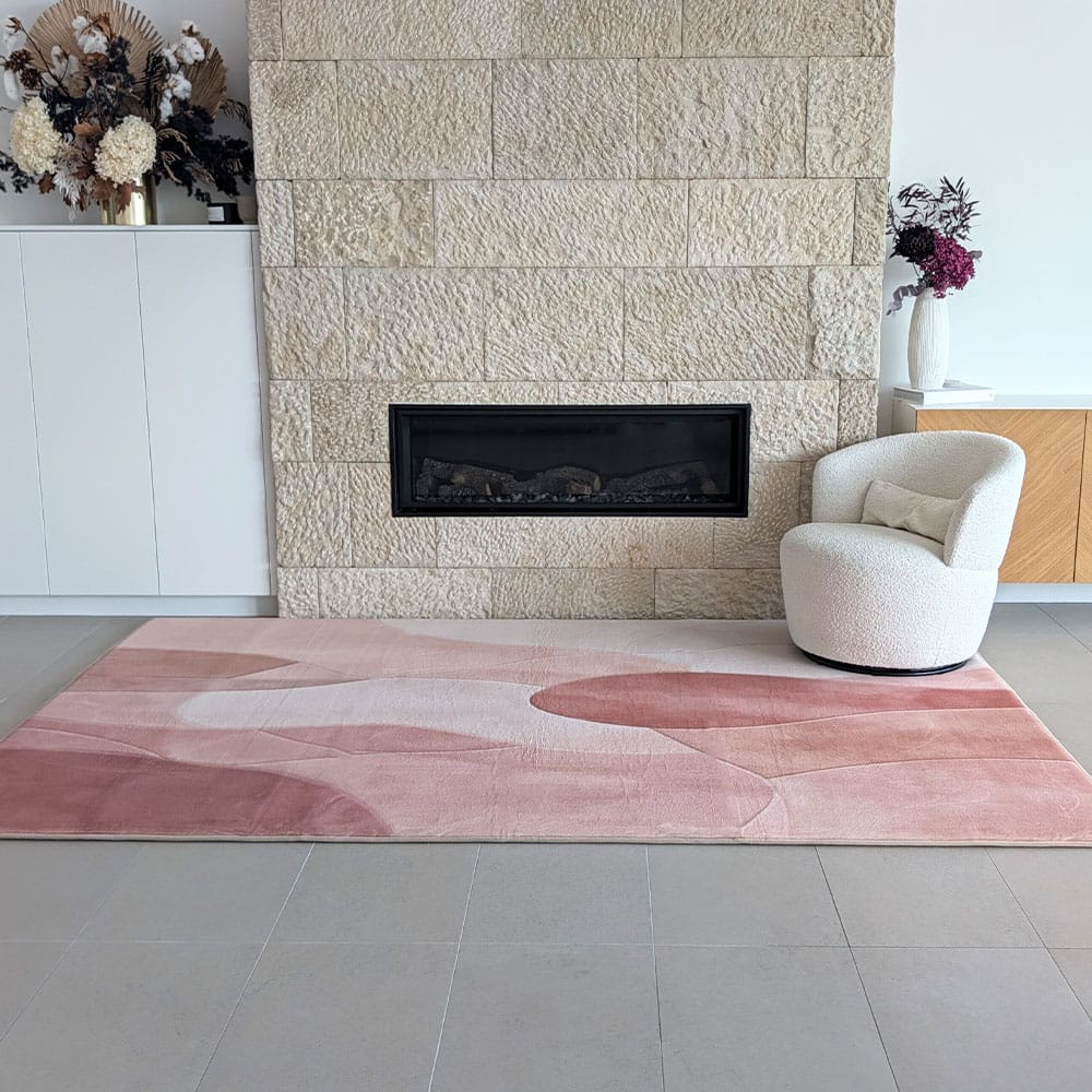 The Mellow Mat v2® Designer Print | Rose Current (Soft Touch Sensory Tatami Rug) PR21
