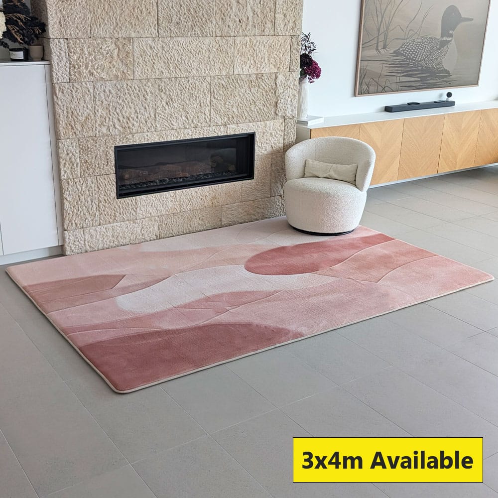 The Mellow Mat v2® Designer Print | Rose Current (Soft Touch Sensory Tatami Rug) PR21
