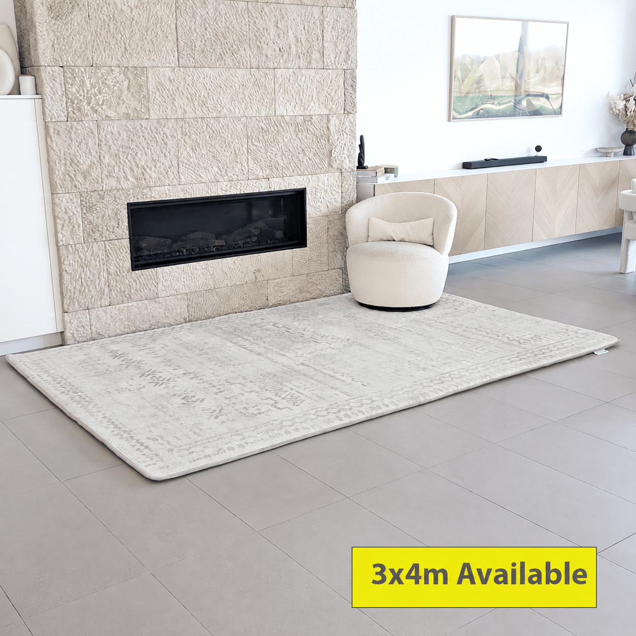 The Mellow Mat v2® Designer Print | Sandstone Haze (Soft Touch Sensory Tatami Rug) PR02