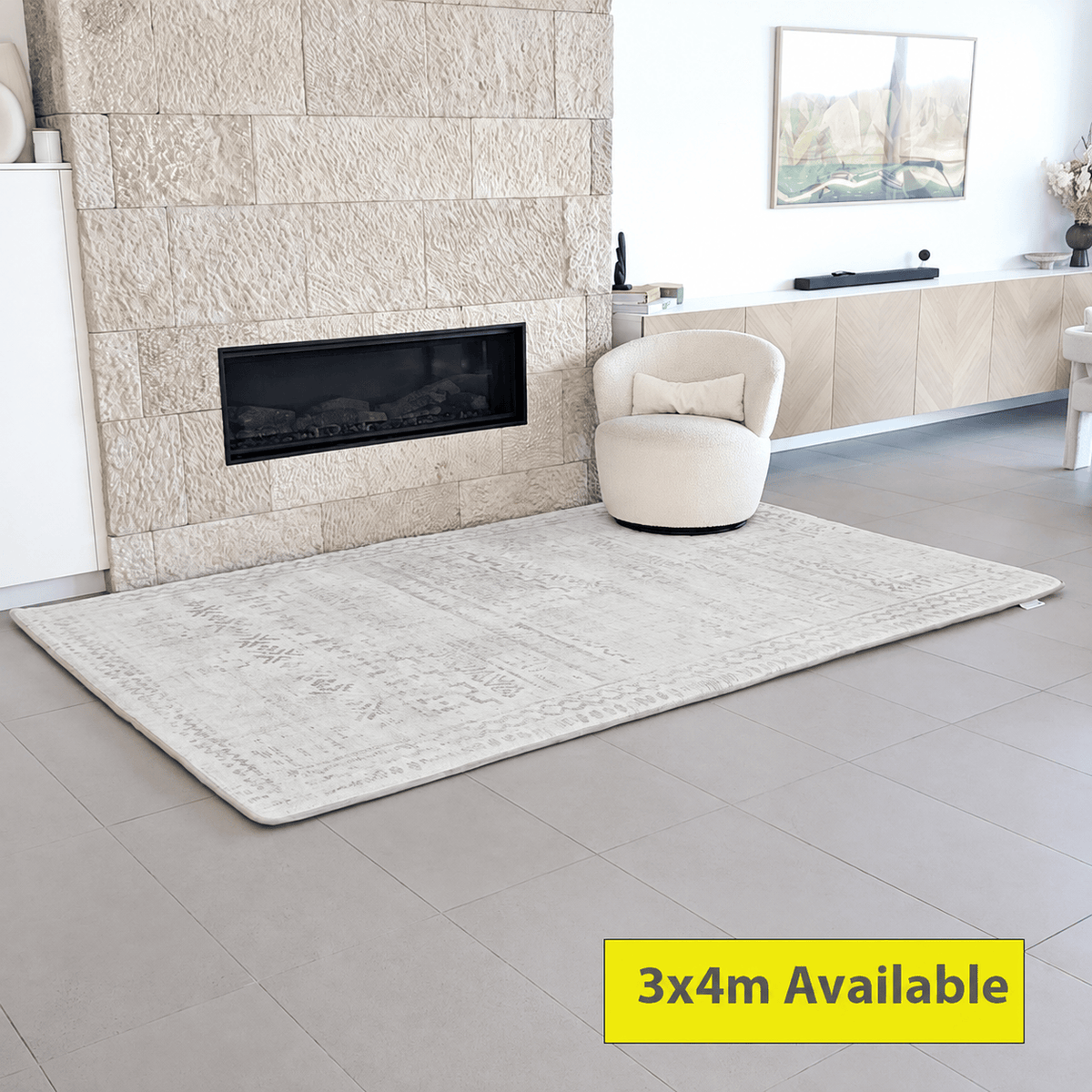 The Mellow Mat v2® Designer Print | Sandstone Haze (Soft Touch Sensory Tatami Rug) PR02