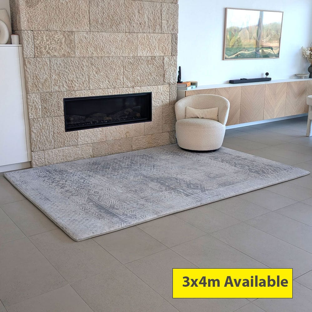 The Mellow Mat v2® Designer Print | Silver Mist (Soft Touch Sensory Tatami Rug) PR01